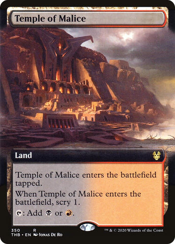 Image for Temple of Malice (Extended Art) (350) [Theros Beyond Death]