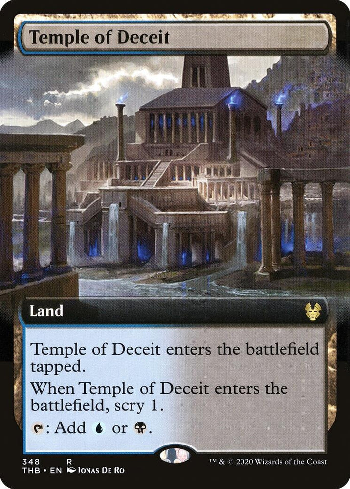 Image for Temple of Deceit (Extended Art) (348) - Magic: The Gathering