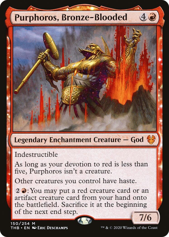 Image for Purphoros, Bronze-Blooded (150) [Theros Beyond Death]