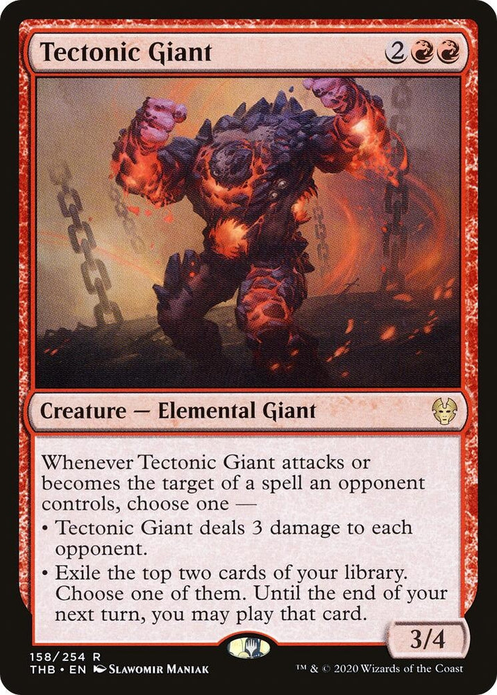 Image for Tectonic Giant (158) [Theros Beyond Death]