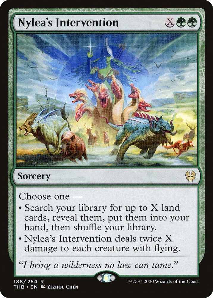 Image for Nylea's Intervention (188) [Theros Beyond Death]