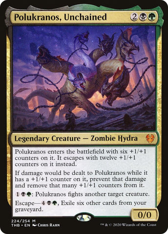 Image for Polukranos, Unchained (224) [Theros Beyond Death]