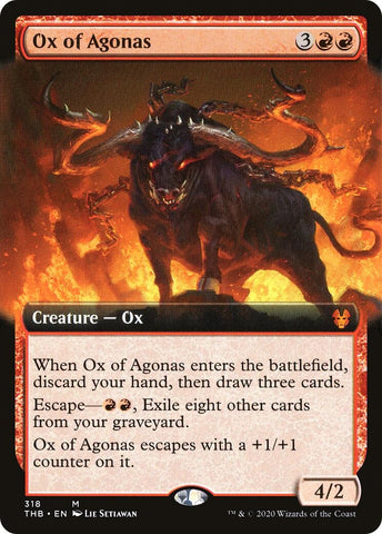 Image for Ox of Agonas (Extended Art) (318) [Theros Beyond Death]