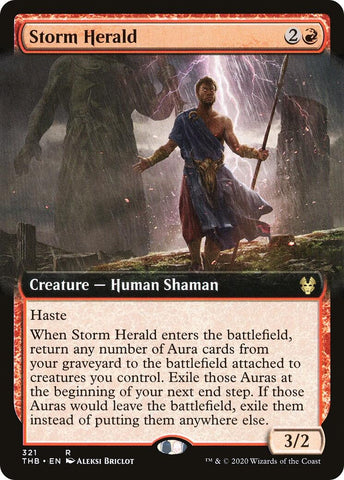 Image for Storm Herald (Extended Art) (321) [Theros Beyond Death]