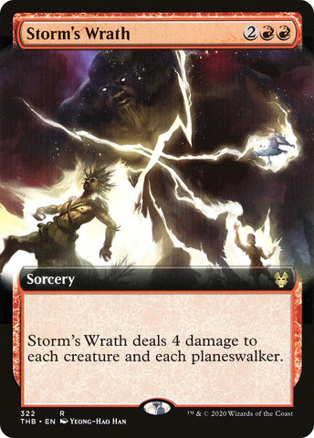 Image for Storm's Wrath (Extended Art) (322) [Theros Beyond Death]