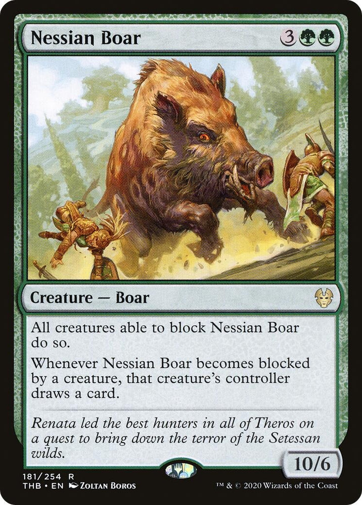 Image for Nessian Boar (181) [Theros Beyond Death]