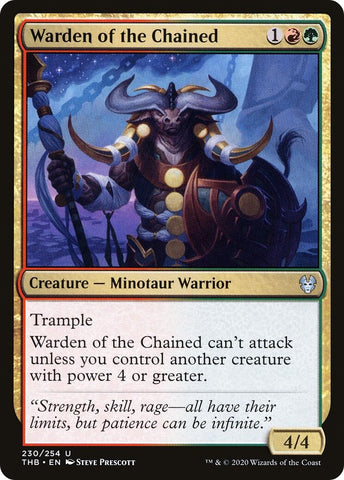 Image for Warden of the Chained (230) [Theros Beyond Death]