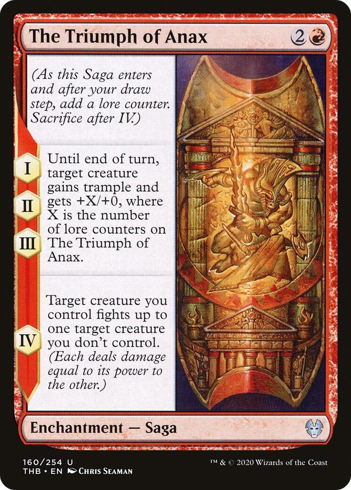 Image for The Triumph of Anax (160) - Magic: The Gathering
