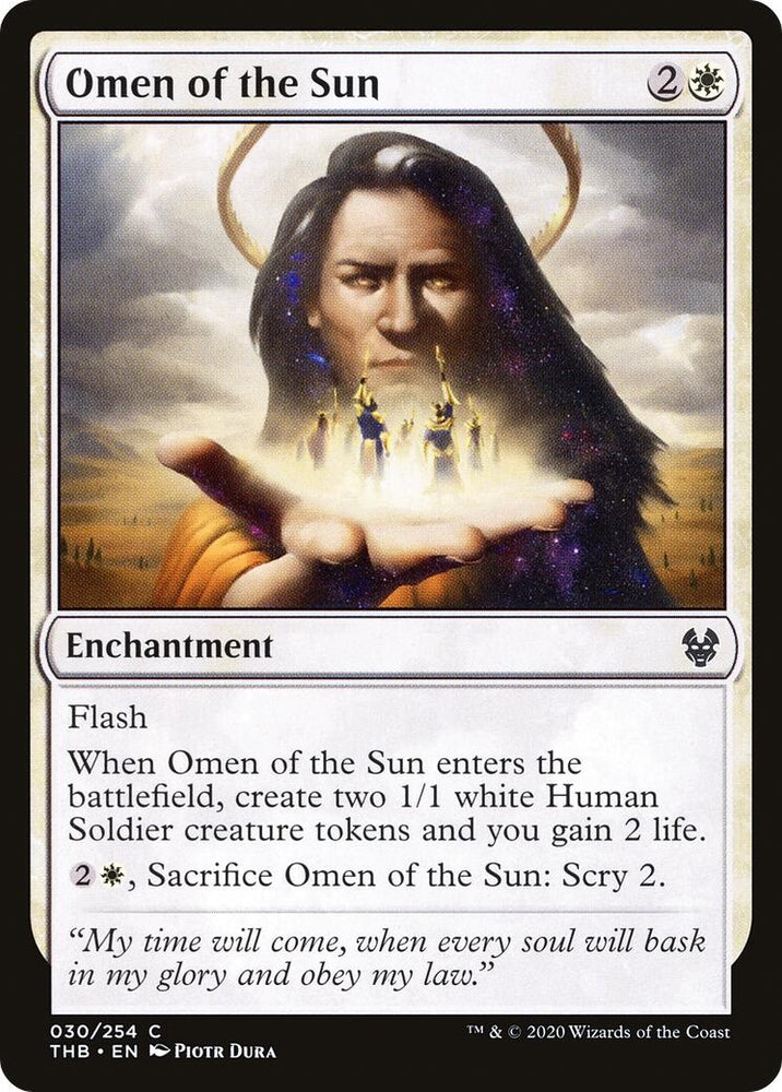 Image for Omen of the Sun (30) [Theros Beyond Death]