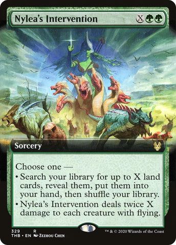 Image for Nylea's Intervention (Extended Art) (329) [Theros Beyond Death]