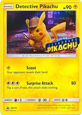 Image for Detective Pikachu - SM170 (Stamped) (SM170) [SM Promos]