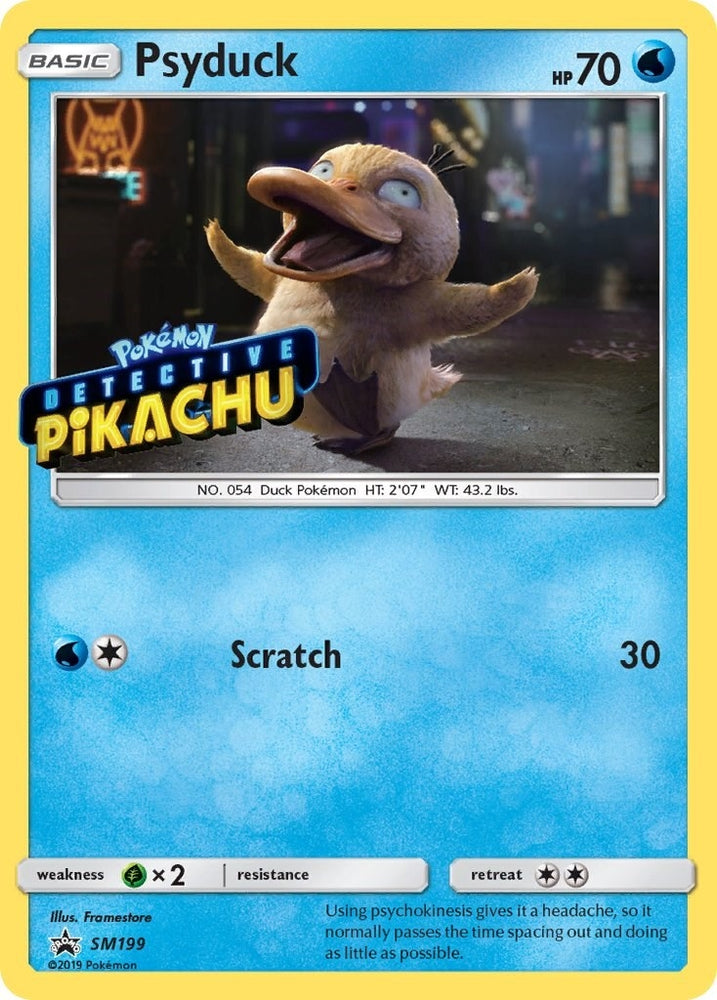 Image for Psyduck - SM199 (Detective Pikachu Stamped) (SM199) [SM Promos]
