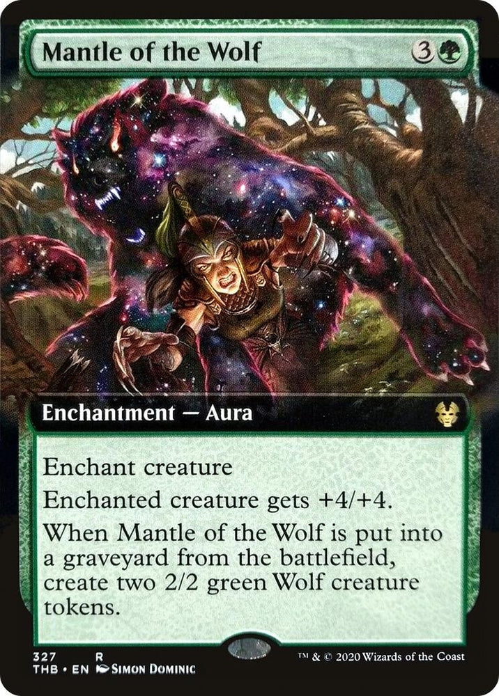 Image for Mantle of the Wolf (Extended Art) (327) [Theros Beyond Death]
