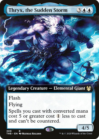 Image for Thryx, the Sudden Storm (Extended Art) (309) [Theros Beyond Death]