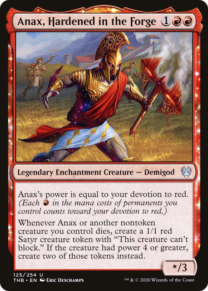 Image for Anax, Hardened in the Forge (125) [Theros Beyond Death]