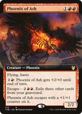 Image for Phoenix of Ash (Extended Art) (319) [Theros Beyond Death]