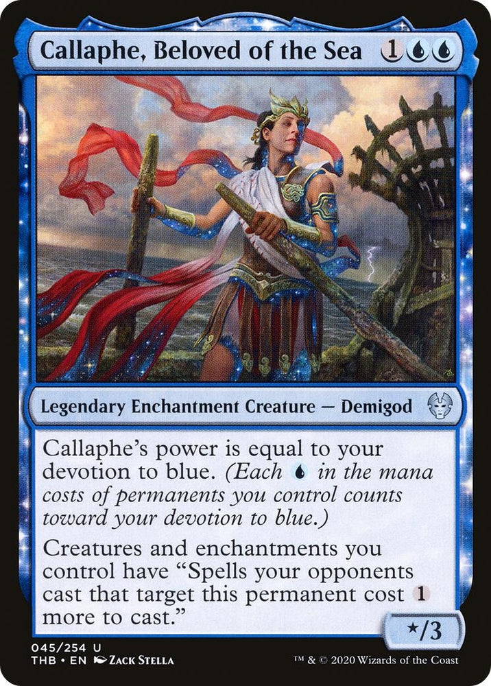 Image for Callaphe, Beloved of the Sea (45) [Theros Beyond Death]