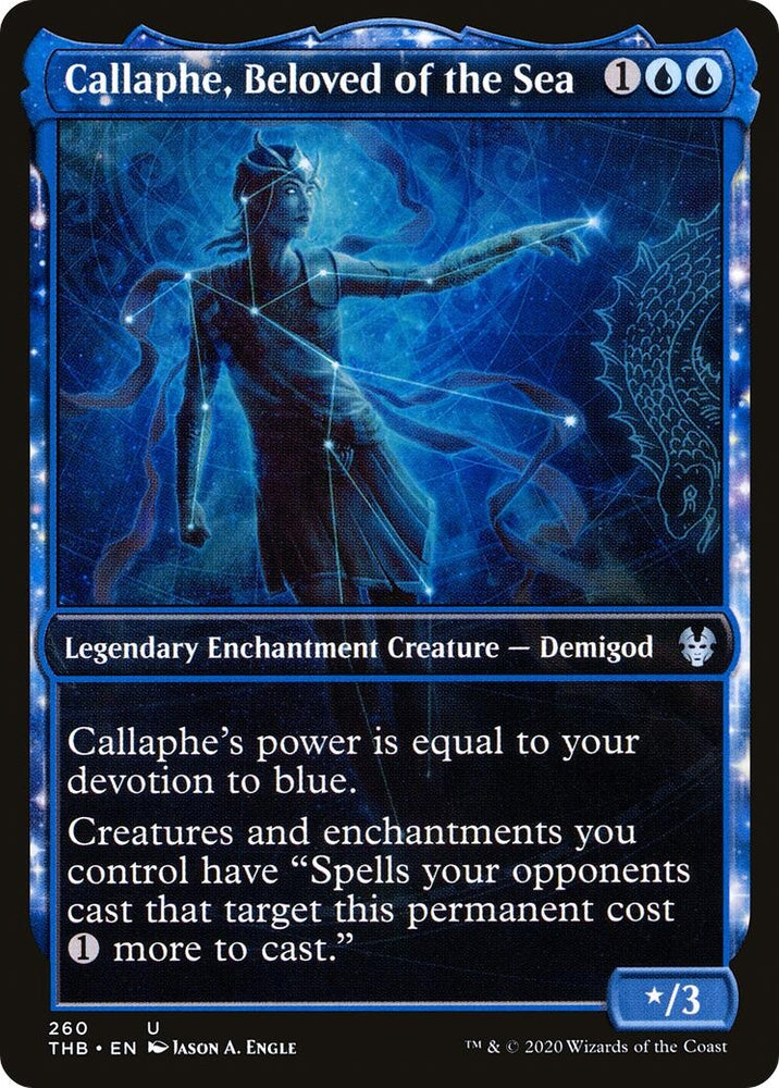 Image for Callaphe, Beloved of the Sea (Showcase) (260) [Theros Beyond Death]