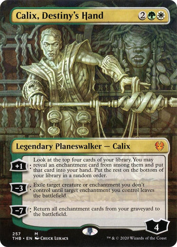 Image for Calix, Destiny's Hand (Borderless) (257) [Theros Beyond Death]