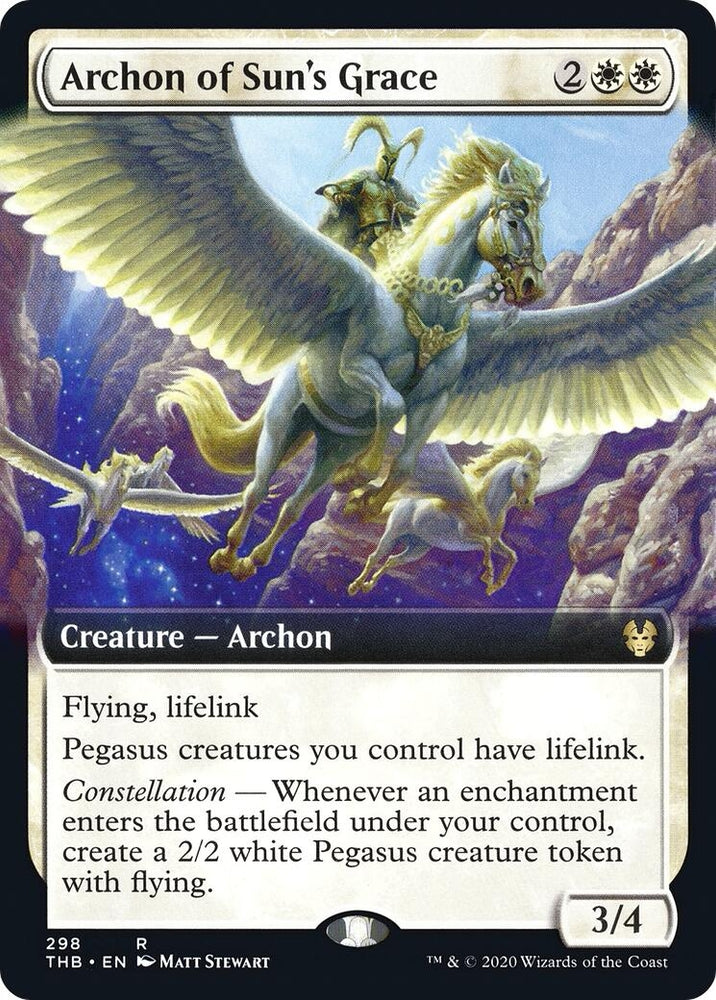 Image for Archon of Sun's Grace (Extended Art) (298) [Theros Beyond Death]