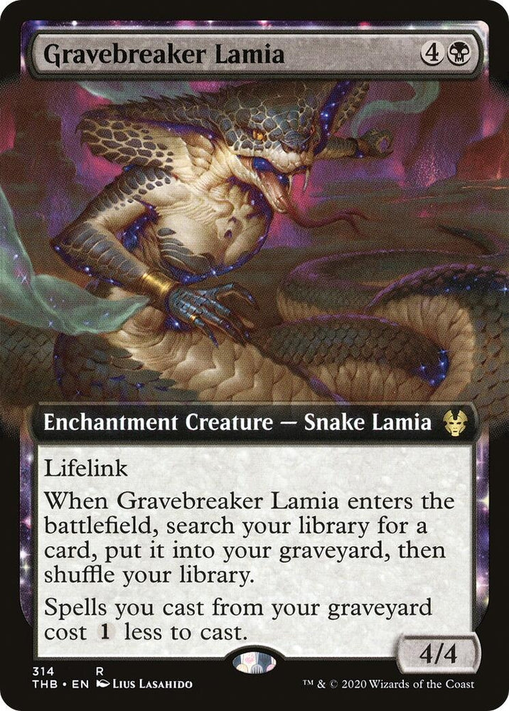 Image for Gravebreaker Lamia (Extended Art) (314) [Theros Beyond Death]