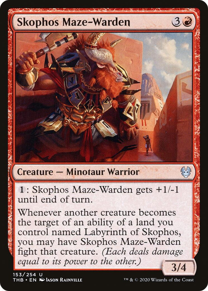 Image for Skophos Maze-Warden (153) [Theros Beyond Death]