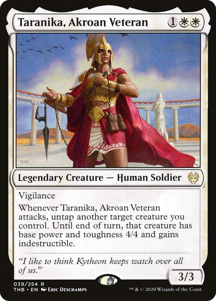Image for Taranika, Akroan Veteran (39) [Theros Beyond Death]