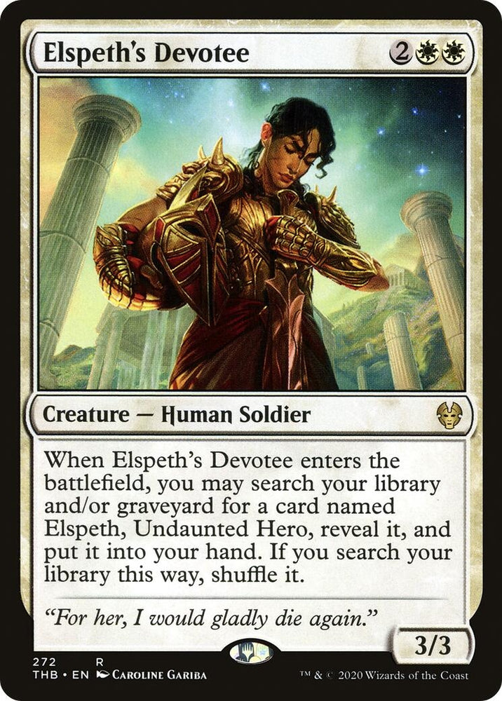 Image for Elspeth's Devotee (272) [Theros Beyond Death]