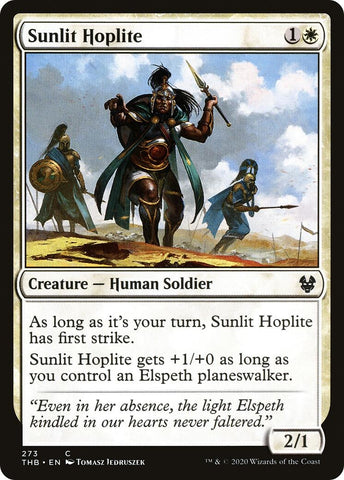 Image for Sunlit Hoplite (273) [Theros Beyond Death]
