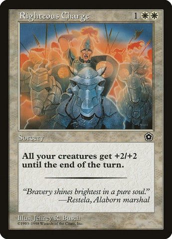 Image for Righteous Charge - Magic: The Gathering