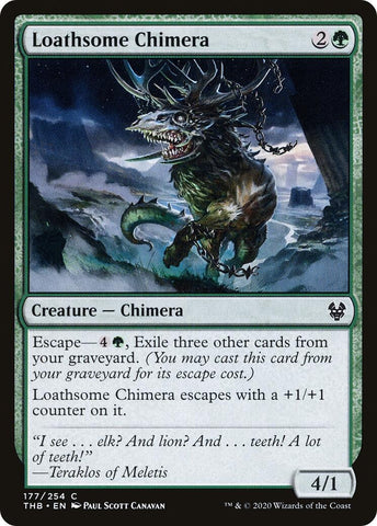 Image for Loathsome Chimera (177) [Theros Beyond Death]