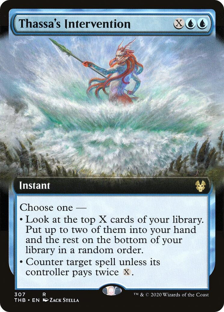 Image for Thassa's Intervention (Extended Art) (307) - Magic: The Gathering