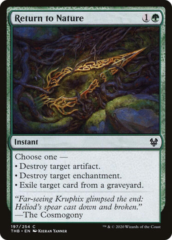 Image for Return to Nature (197) - Magic: The Gathering