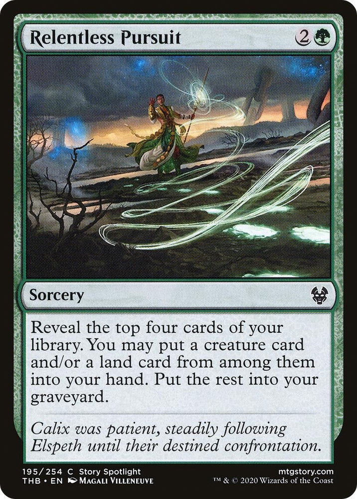 Image for Relentless Pursuit (195) - Magic: The Gathering