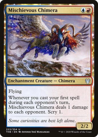 Image for Mischievous Chimera (223) [Theros Beyond Death]