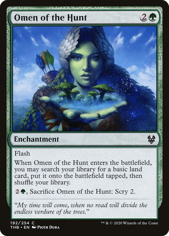 Image for Omen of the Hunt (192) [Theros Beyond Death]