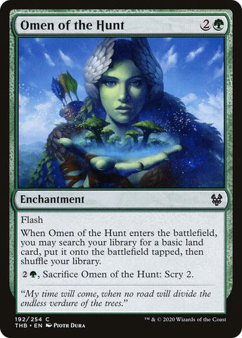 Image for Omen of the Hunt (192) [Theros Beyond Death]