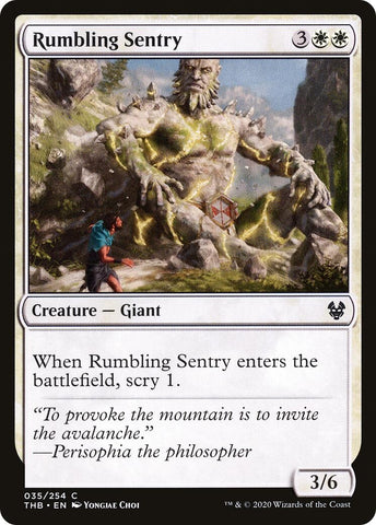 Image for Rumbling Sentry (35) - Magic: The Gathering