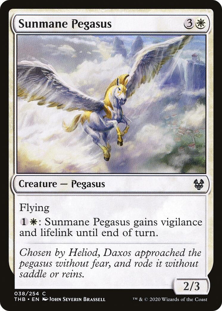 Image for Sunmane Pegasus (38) [Theros Beyond Death]