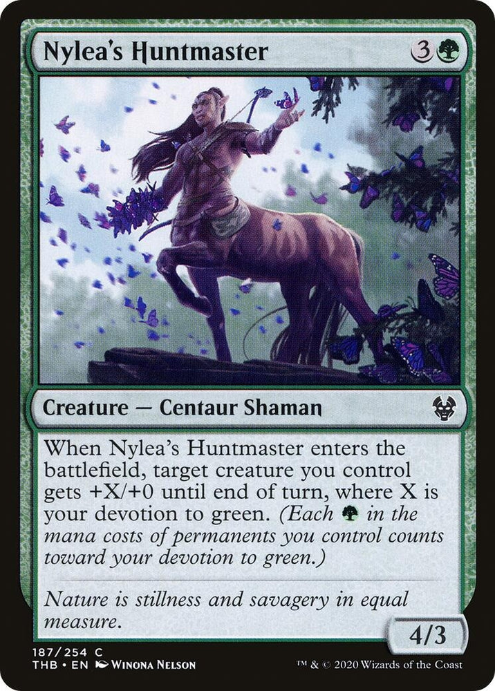 Image for Nylea's Huntmaster (187) [Theros Beyond Death]