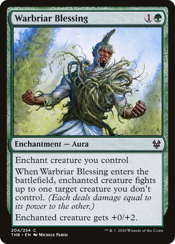 Image for Warbriar Blessing (204) [Theros Beyond Death]