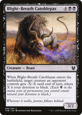 Image for Blight-Breath Catoblepas (86) [Theros Beyond Death]