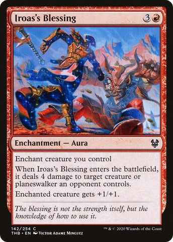Image for Iroas's Blessing (142) [Theros Beyond Death]