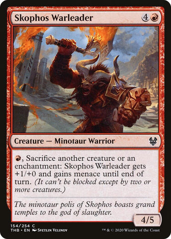 Image for Skophos Warleader (154) [Theros Beyond Death]