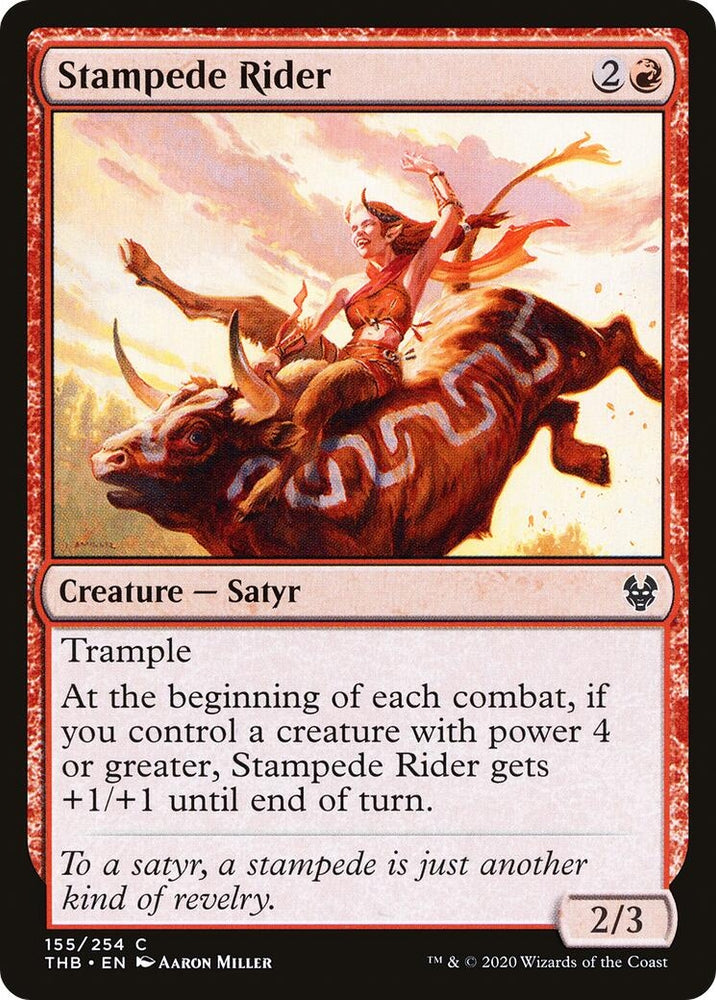Image for Stampede Rider (155) - Magic: The Gathering