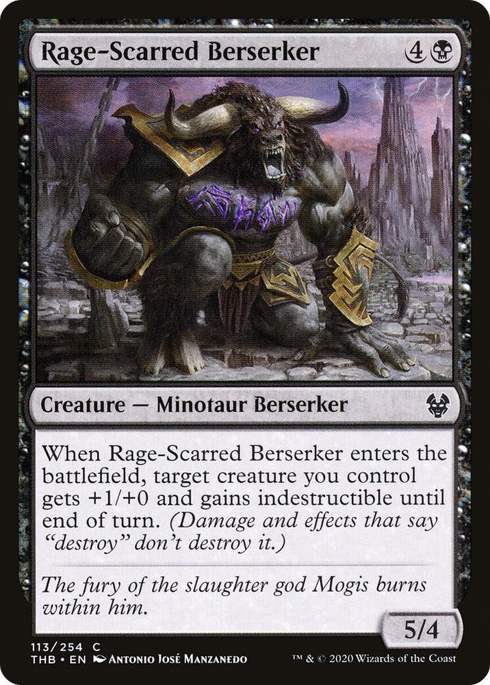 Image for Rage-Scarred Berserker (113) [Theros Beyond Death]