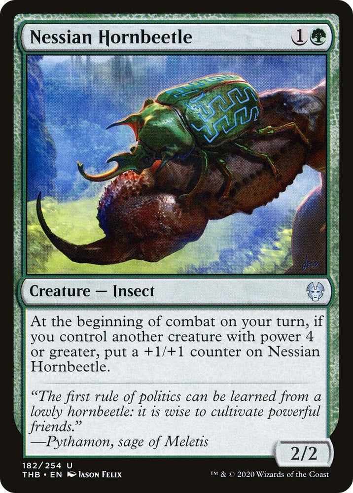 Image for Nessian Hornbeetle (182) [Theros Beyond Death]