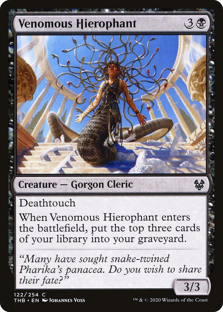Image for Venomous Hierophant (122) [Theros Beyond Death]