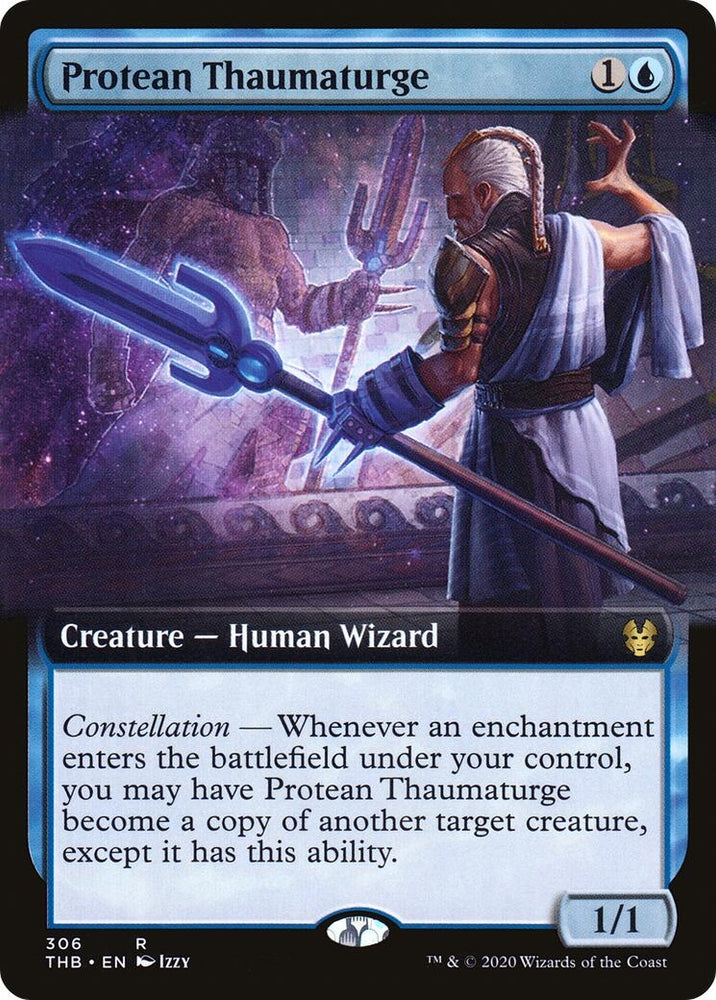 Image for Protean Thaumaturge (Extended Art) (306) - Magic: The Gathering
