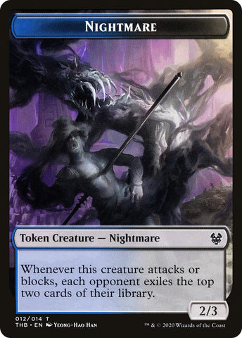 Image for Nightmare Token (12) [Theros Beyond Death]
